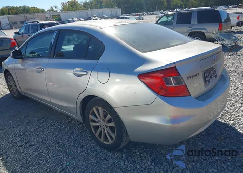 2012 Honda Civic Ex-L z USA, uszkodzony, nr VIN 2HGFB2F96CH309172